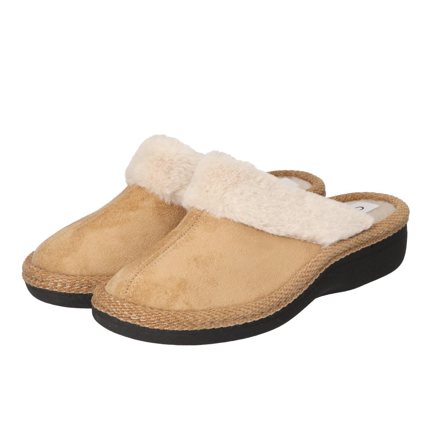 Pantoffels, Lichtbeige