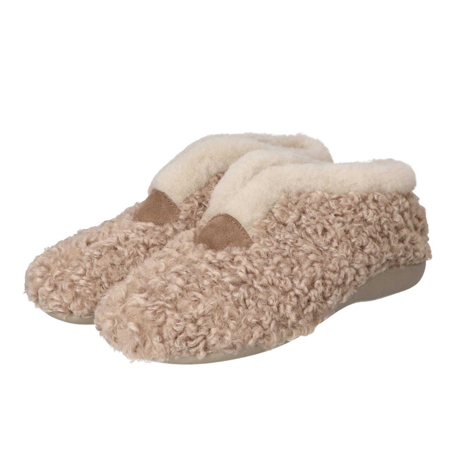 Pantoffels, Lichtbeige