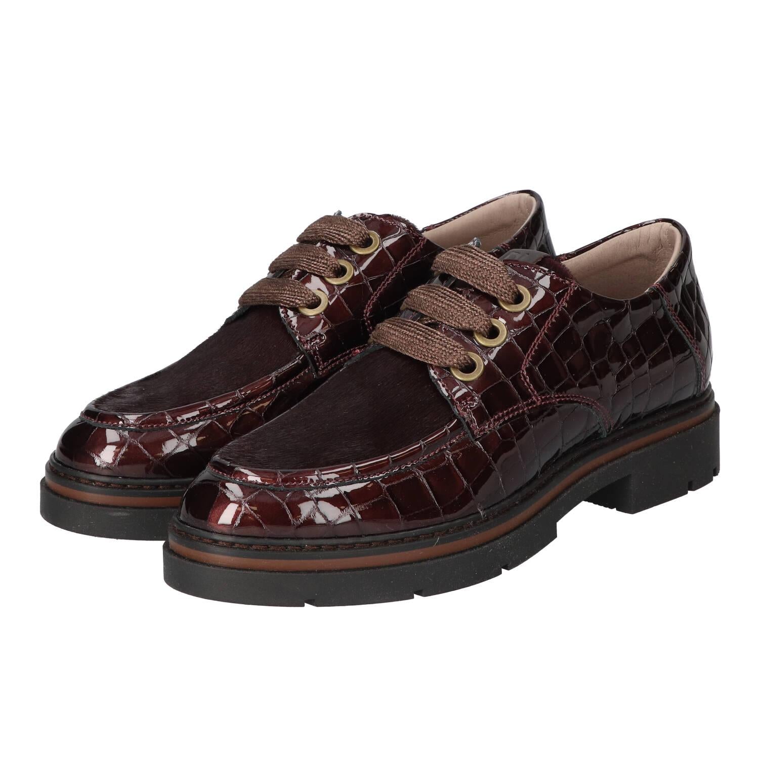 Veterschoenen, Bordeaux
