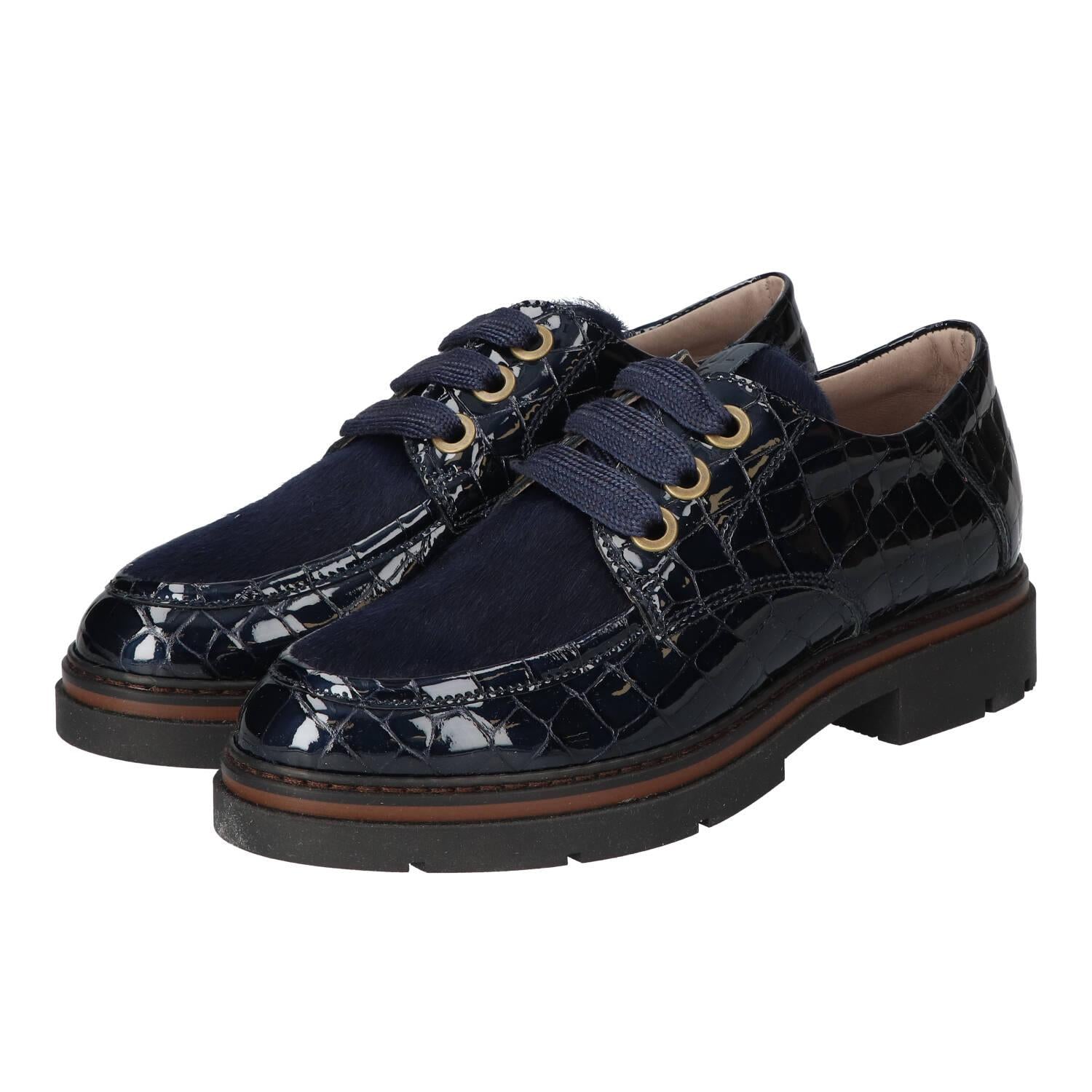 Veterschoenen, Blauw
