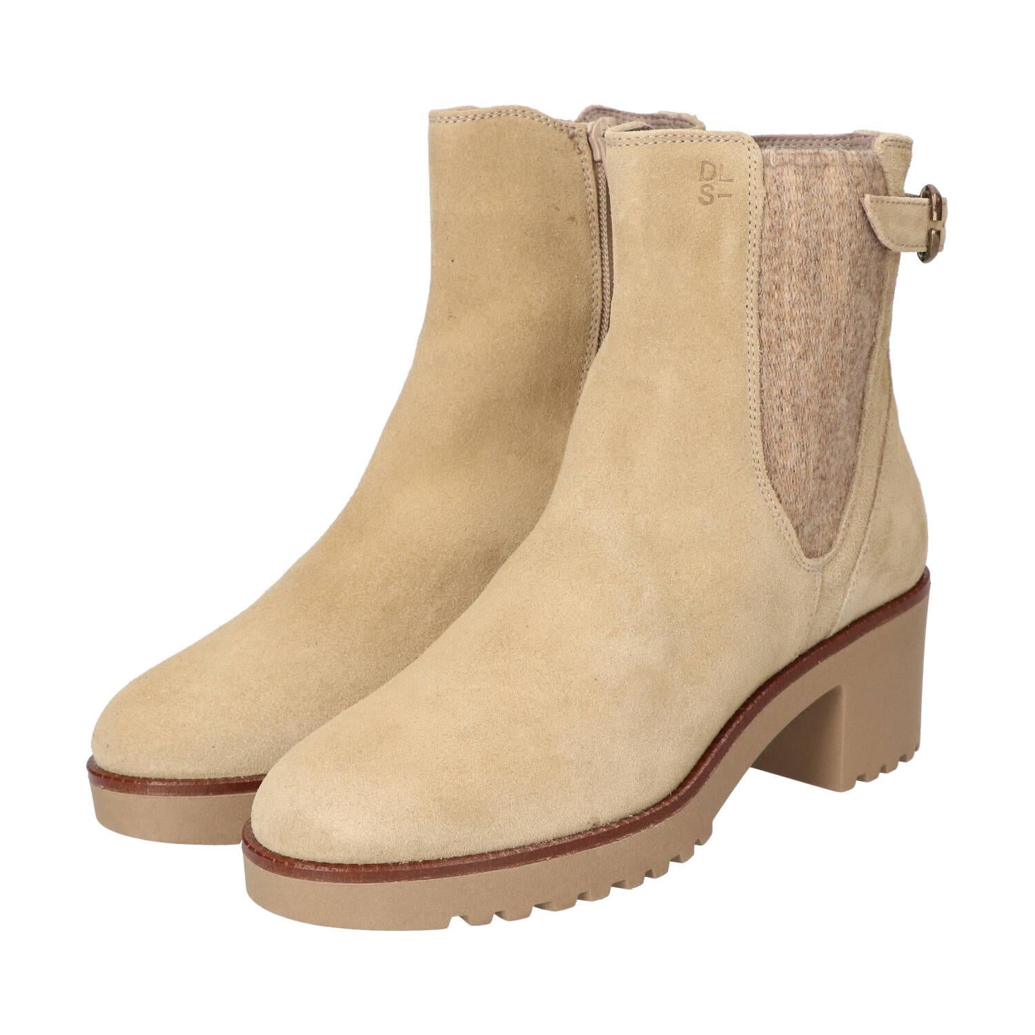 Booties, Lichtbeige