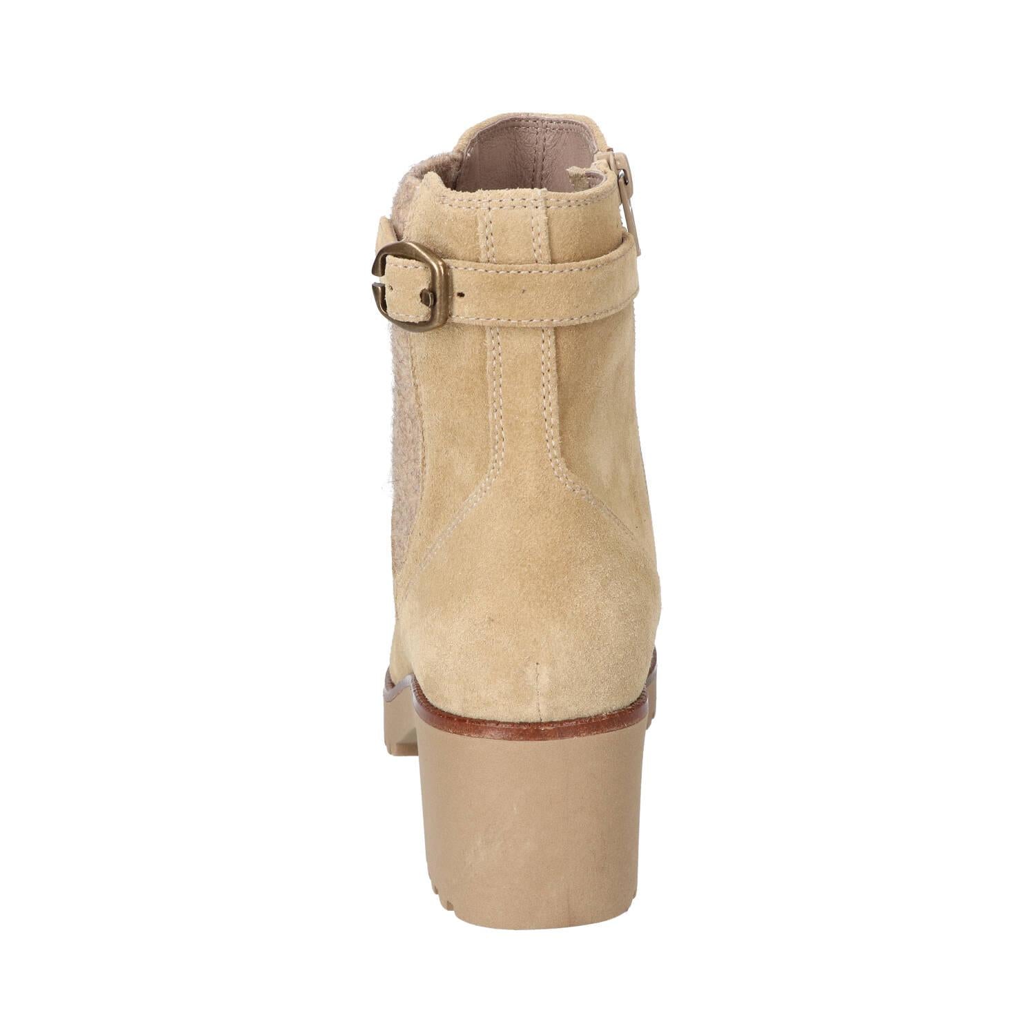 Booties, Lichtbeige