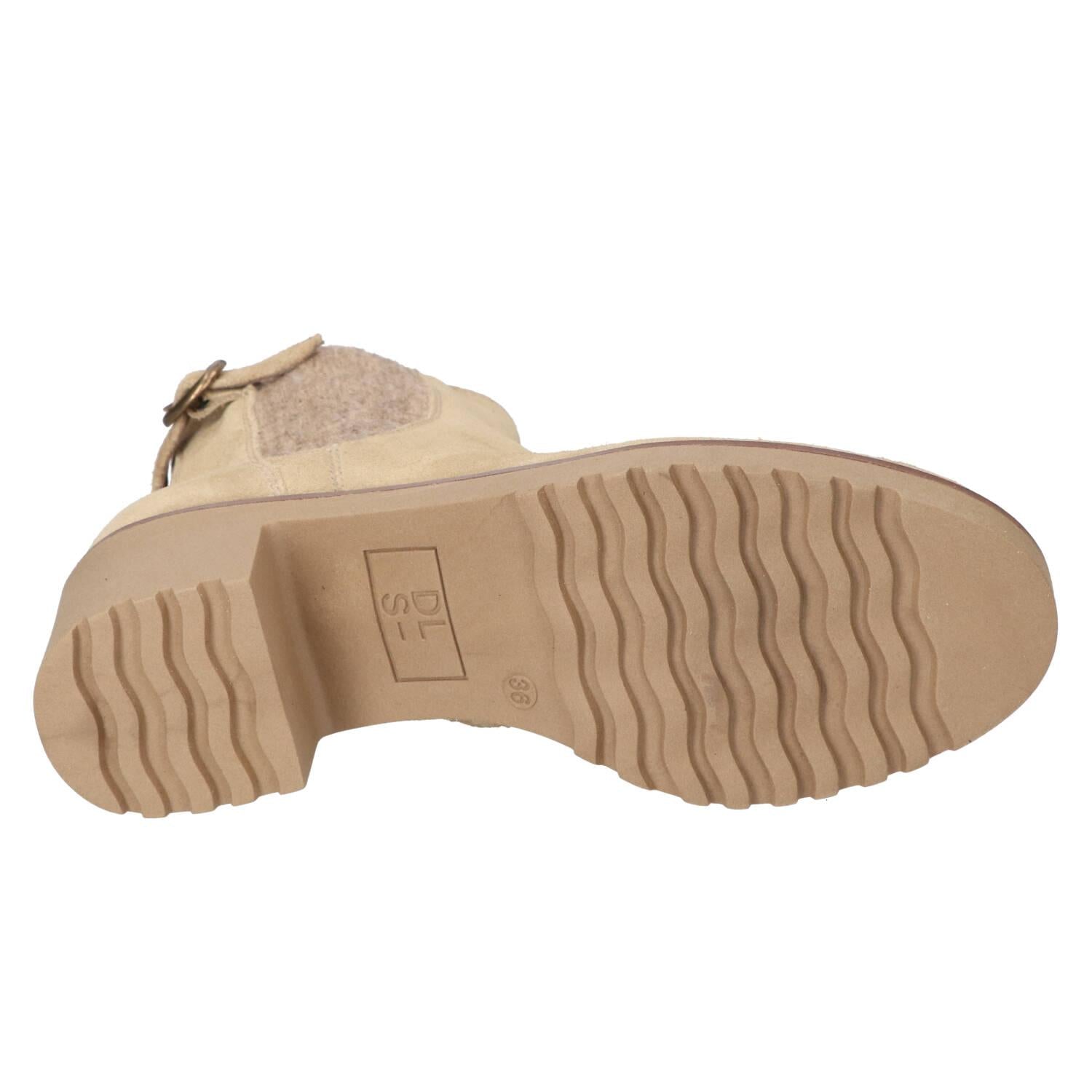 Booties, Lichtbeige