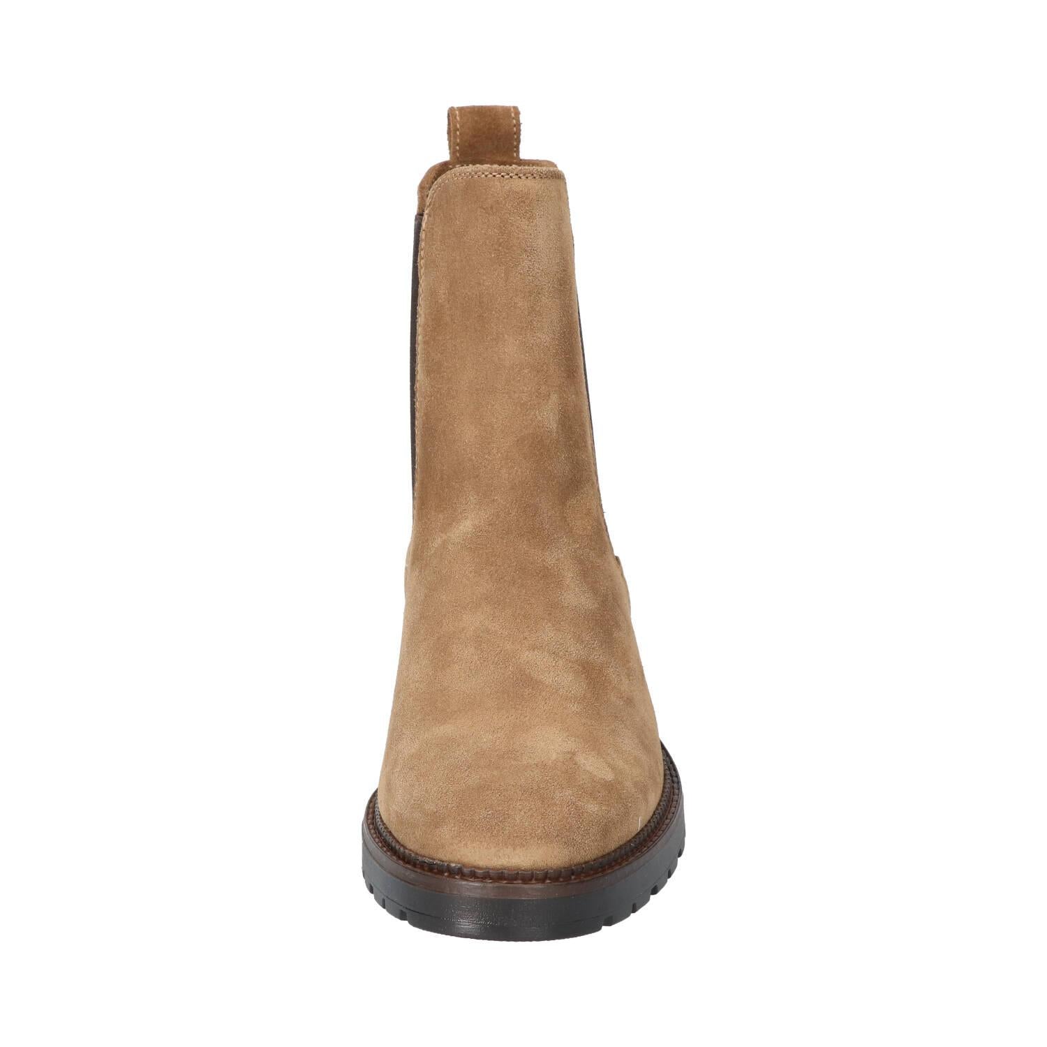 Booties, Cognac
