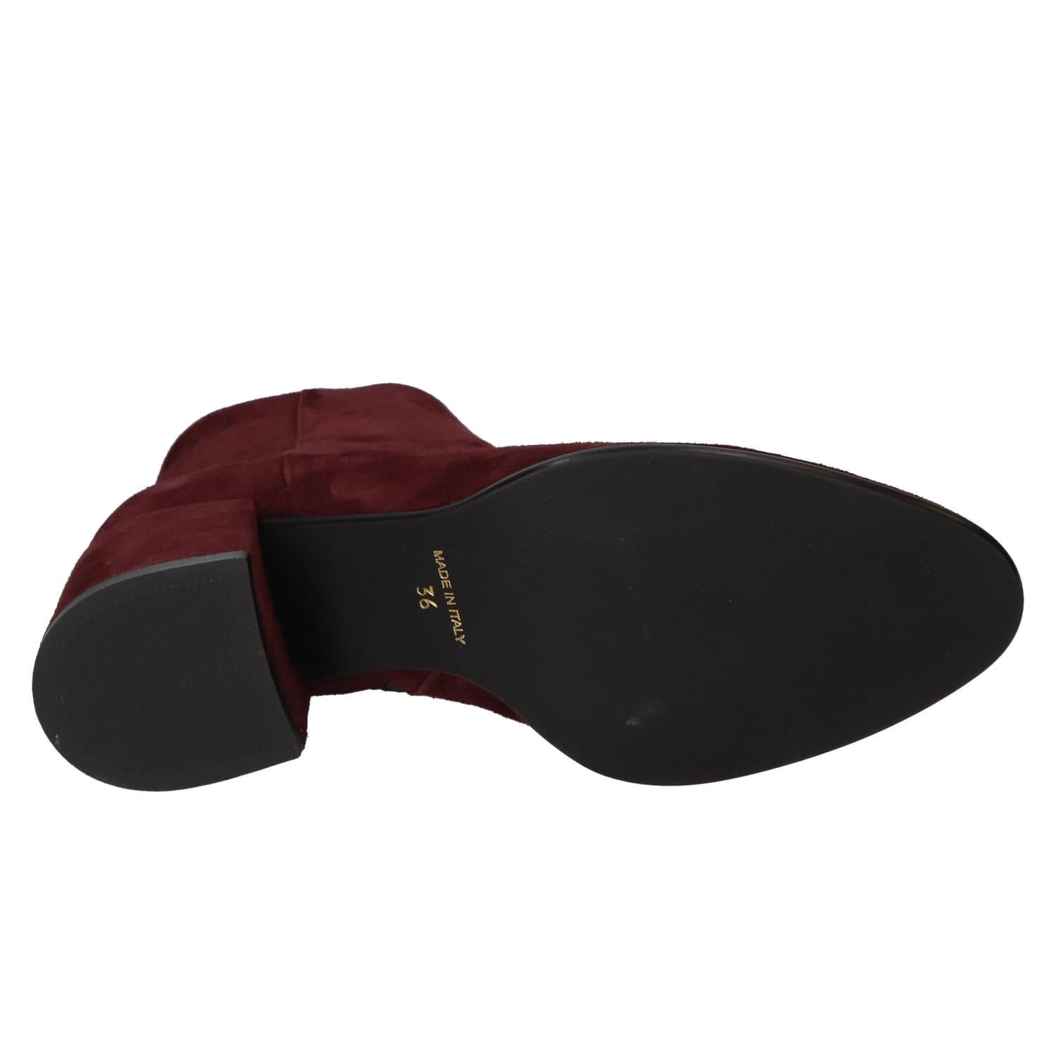 Booties, Bordeaux