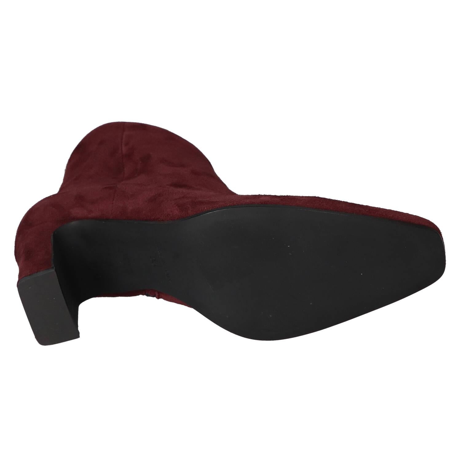 Booties, Bordeaux