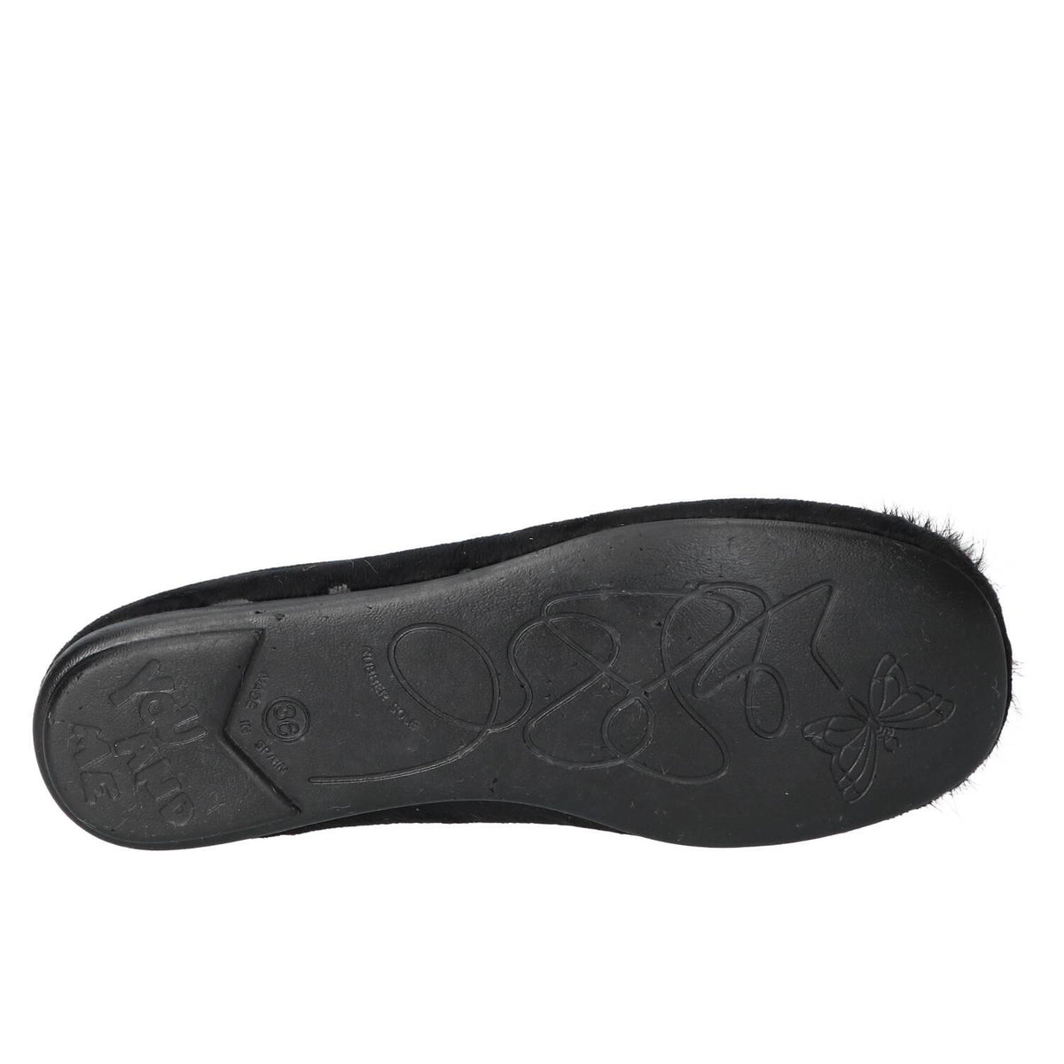 Pantoffels, Zwart