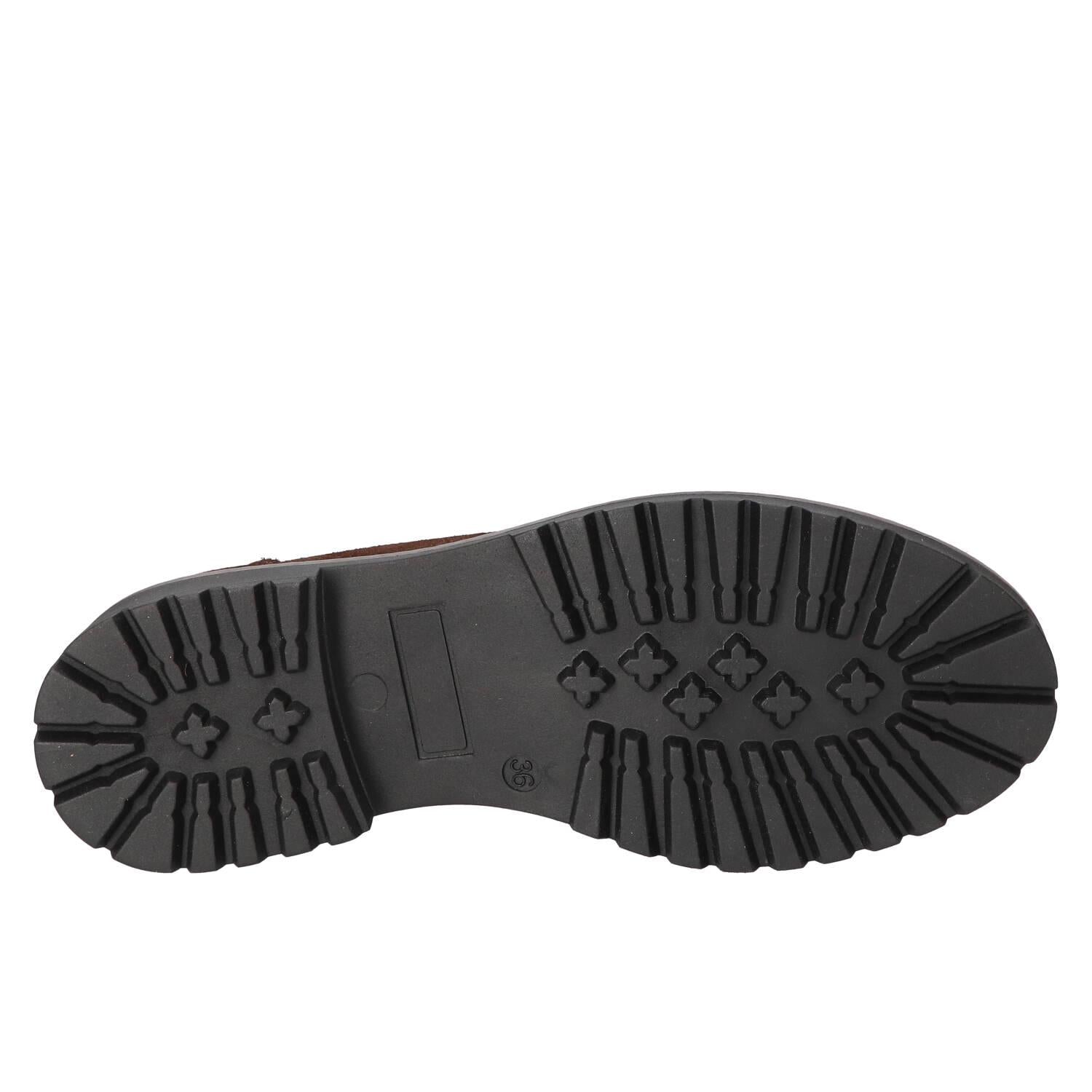 Instapschoenen, Donkerbruin