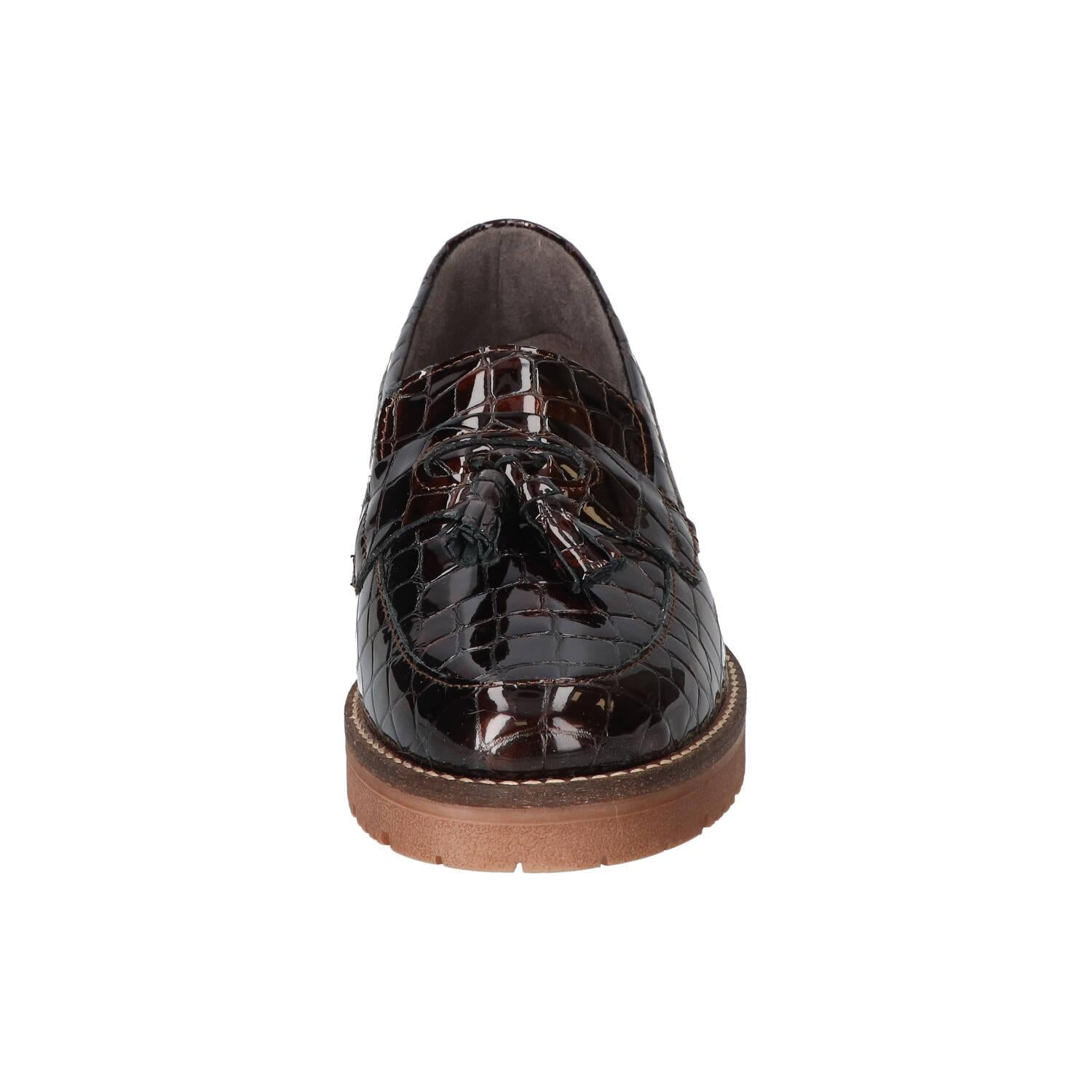 Instapschoenen, Donkerbruin
