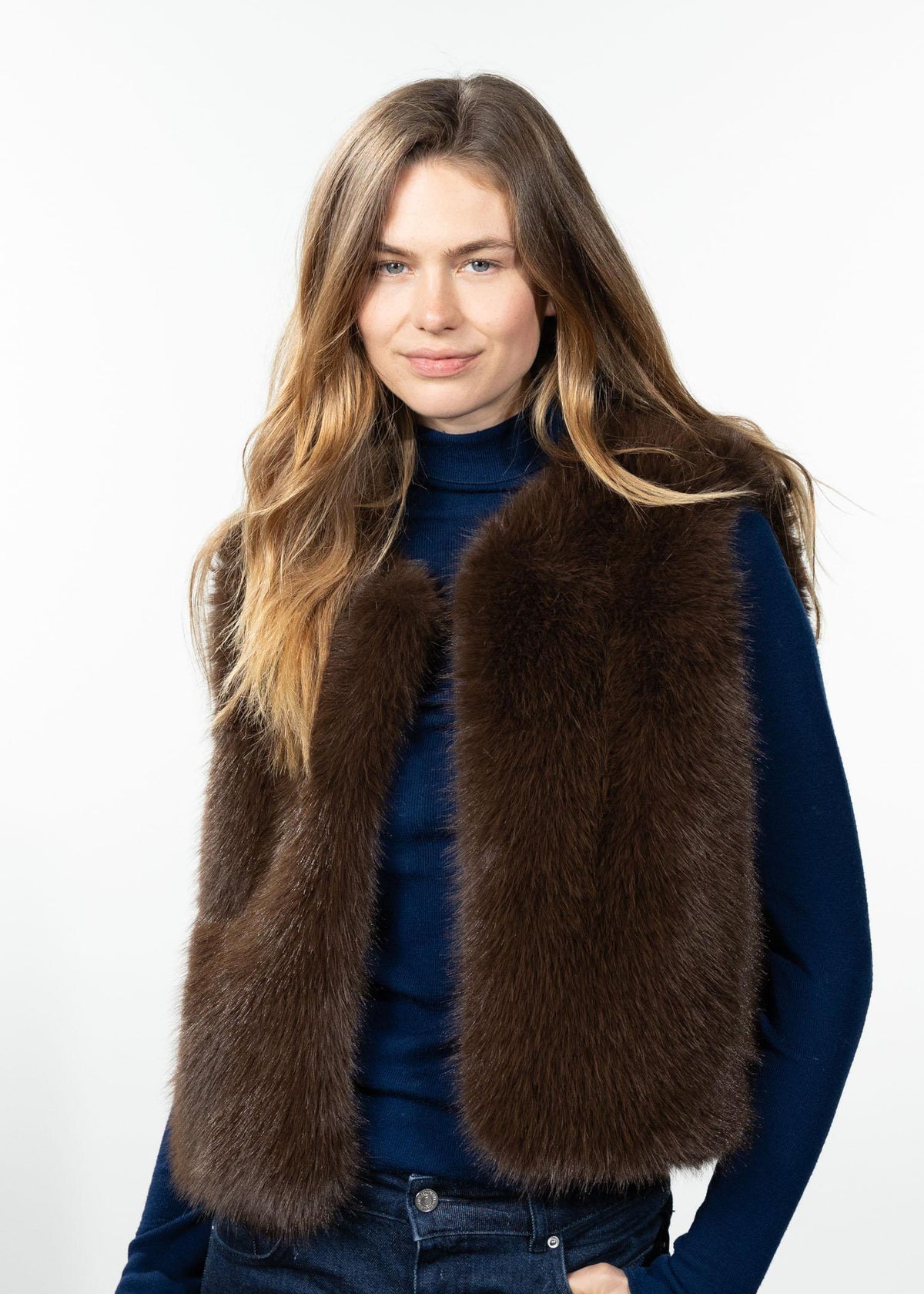 Bodywarmer, Donkerbruin