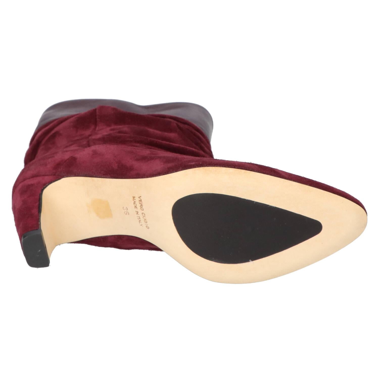 Booties, Bordeaux