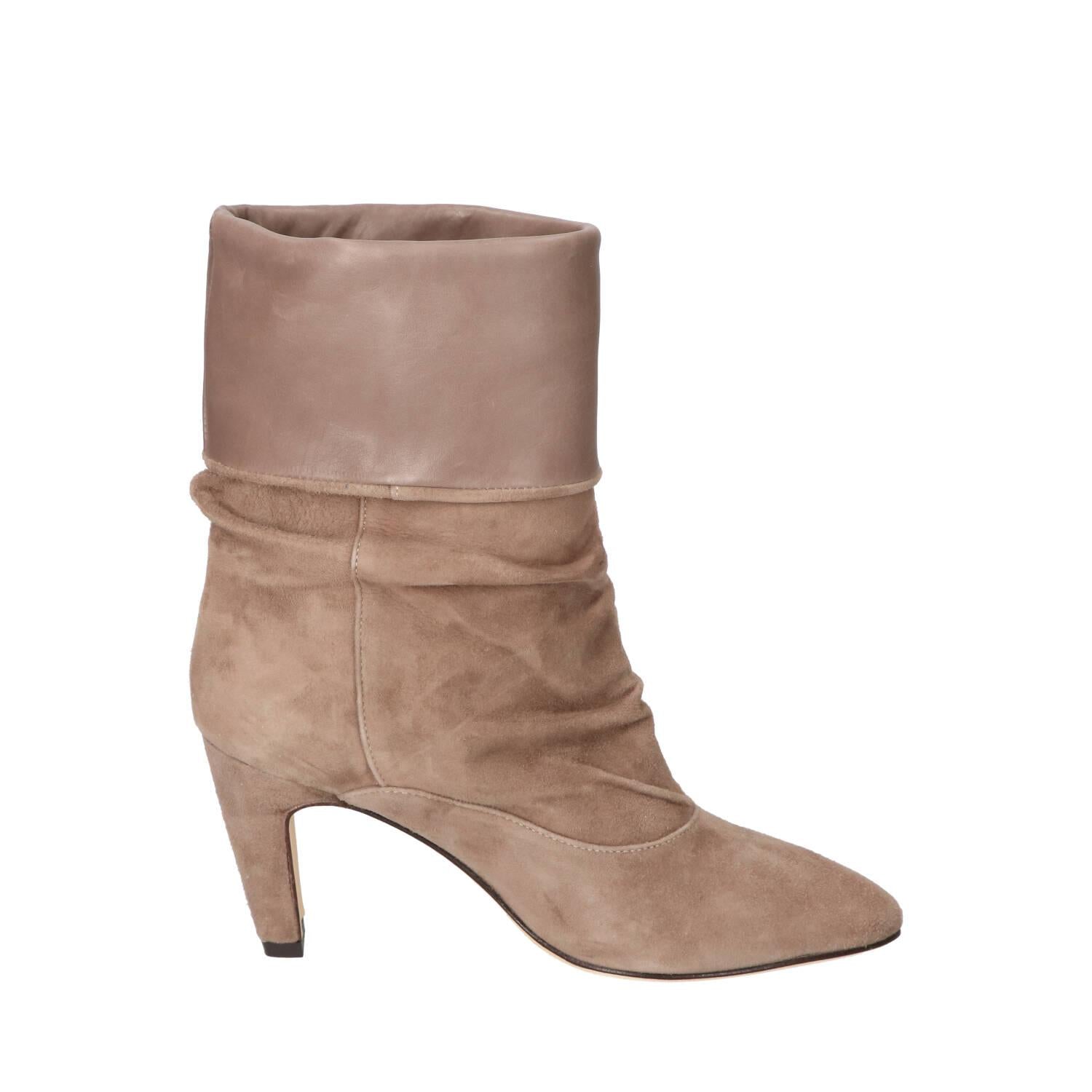Booties, Taupe