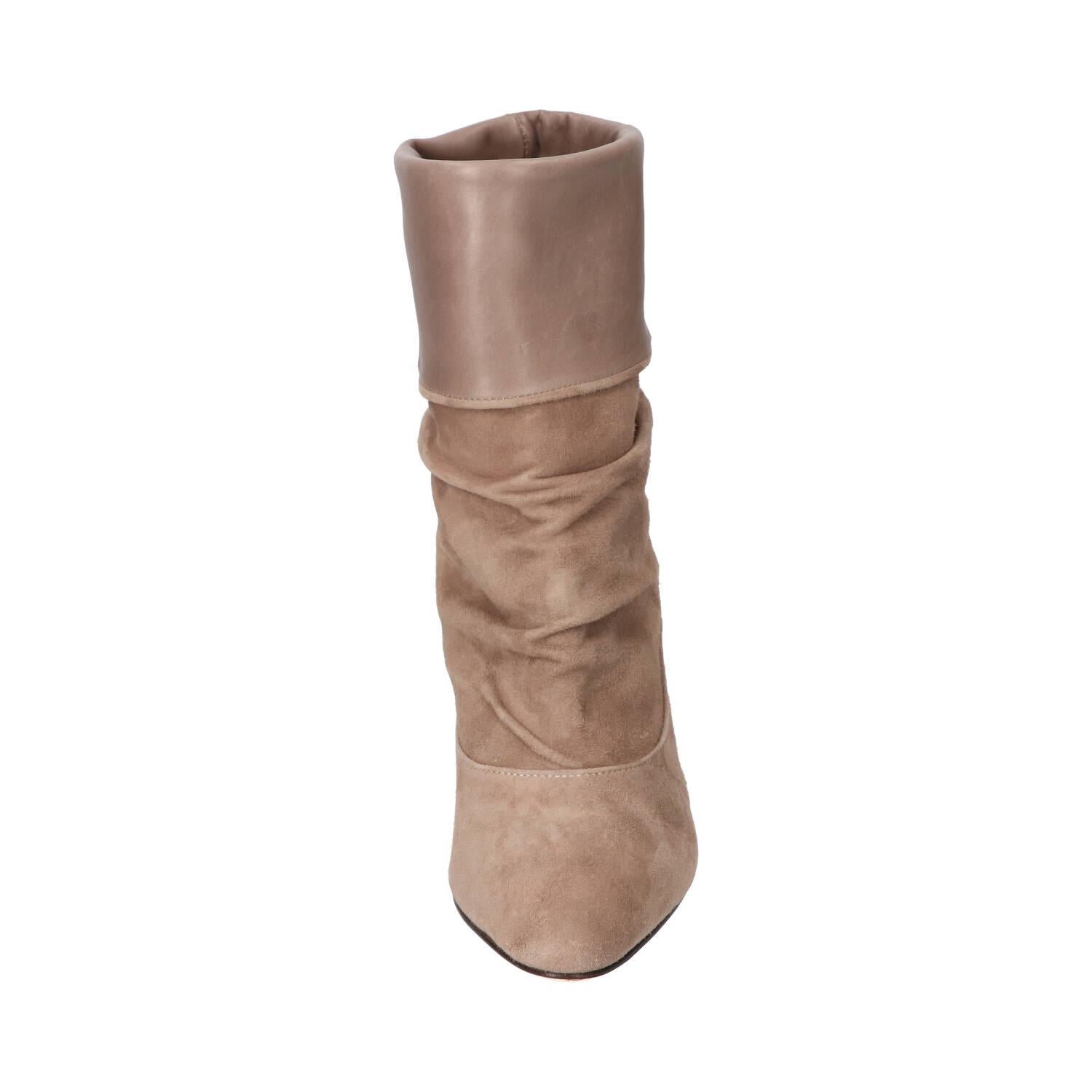 Booties, Taupe