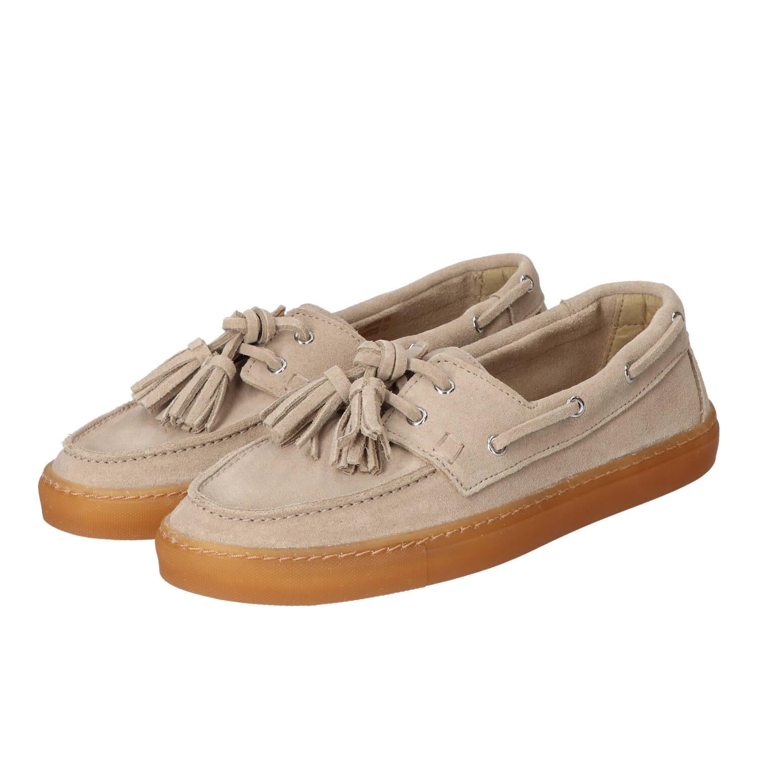 Veterschoenen, Lichtbeige