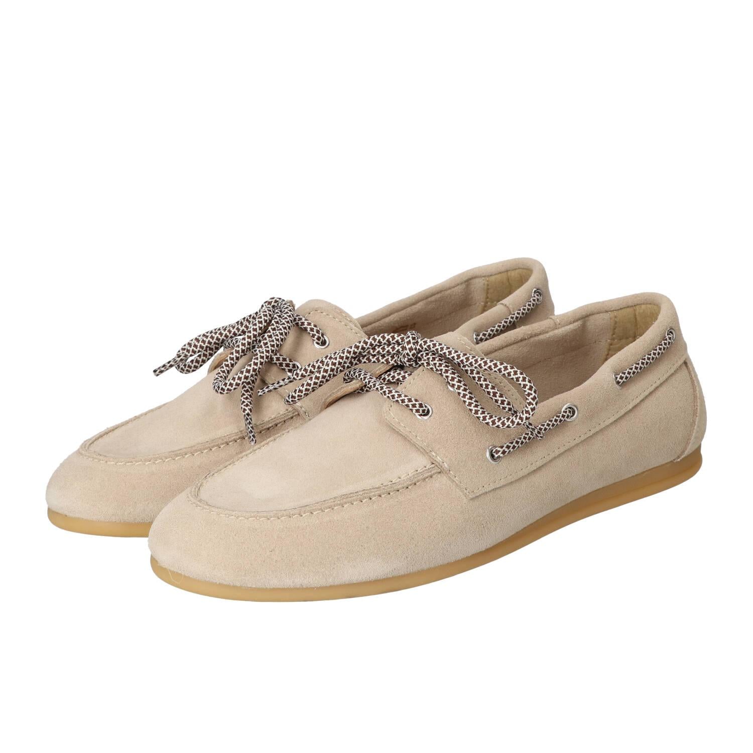 Veterschoenen, Lichtbeige