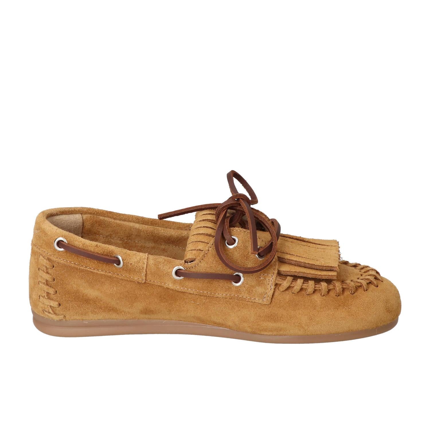 Veterschoenen, Lichtbeige