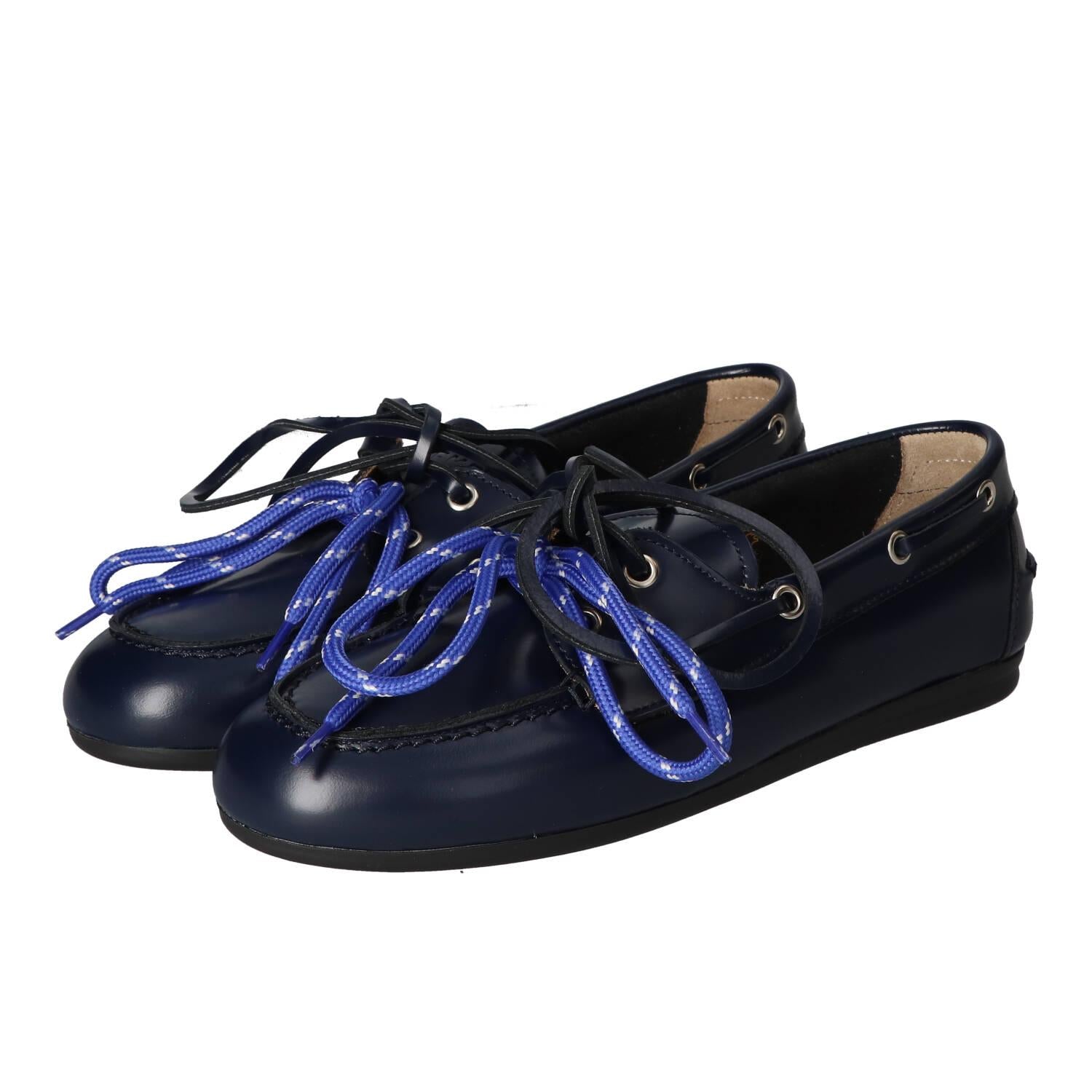 Veterschoenen, Blauw
