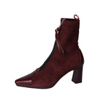 Booties, Bordeaux