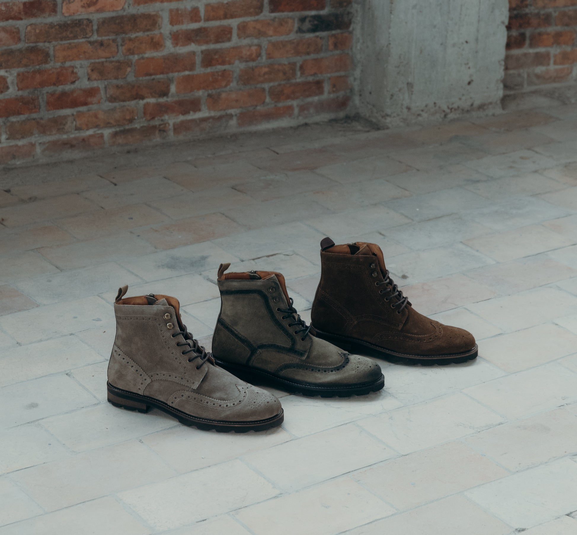 suede booties