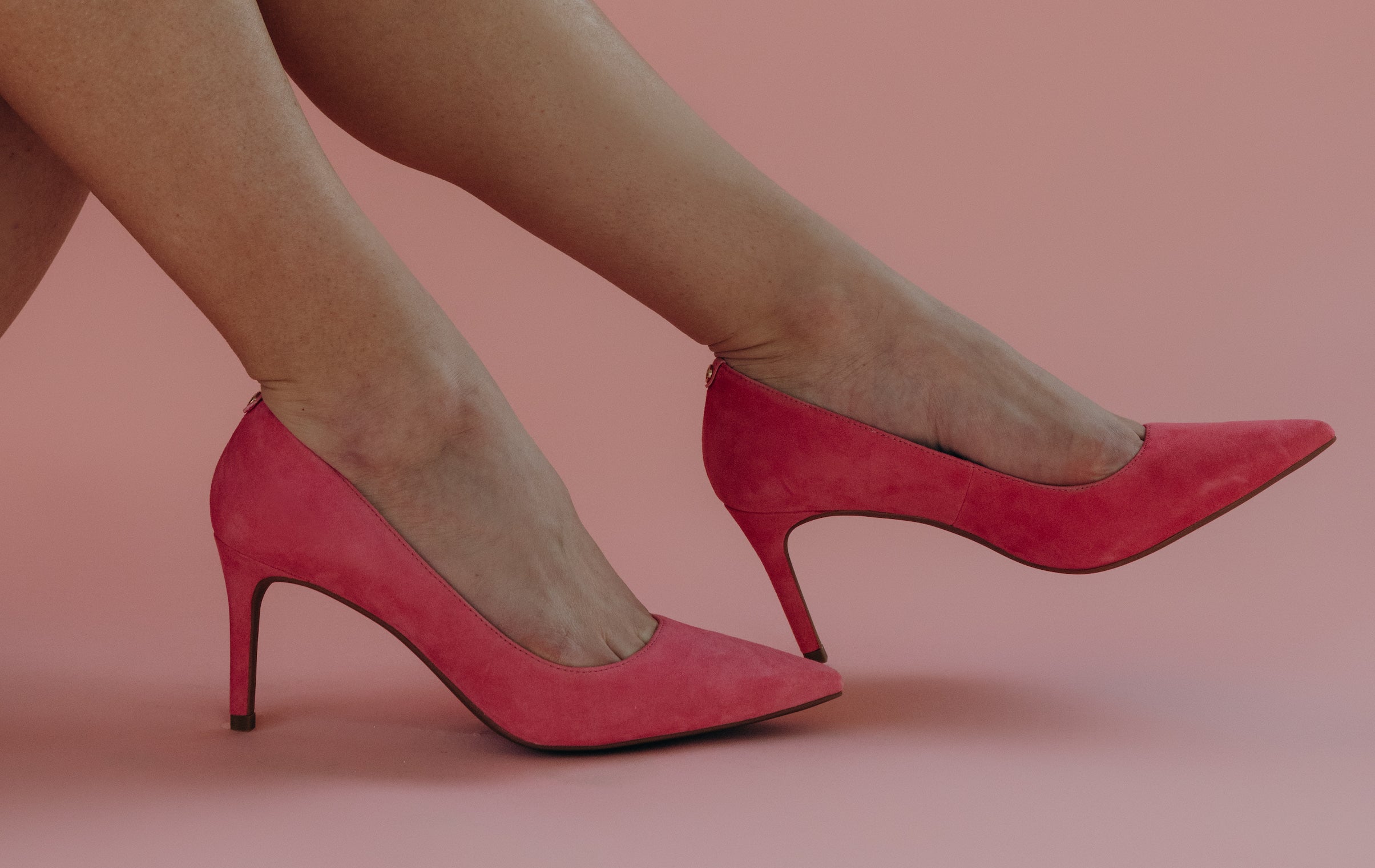 michael kors pink pumps