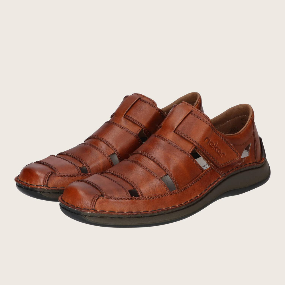 Sandalen, Cognac