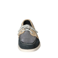 Chaussures à lacets, Bleu
