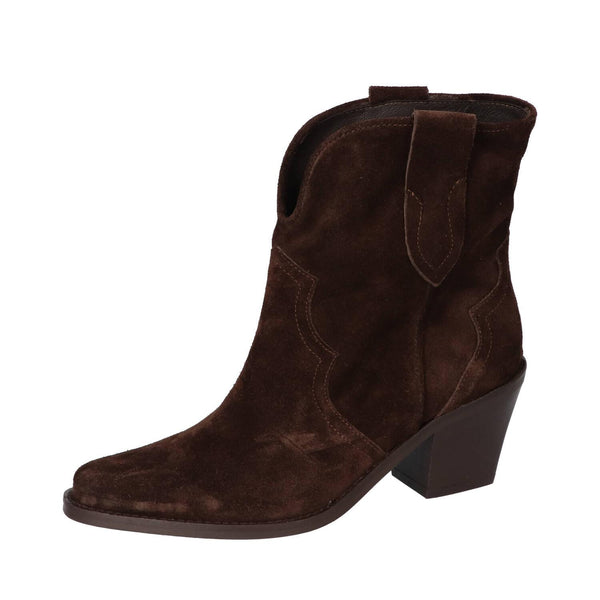 Bottines, marron foncé