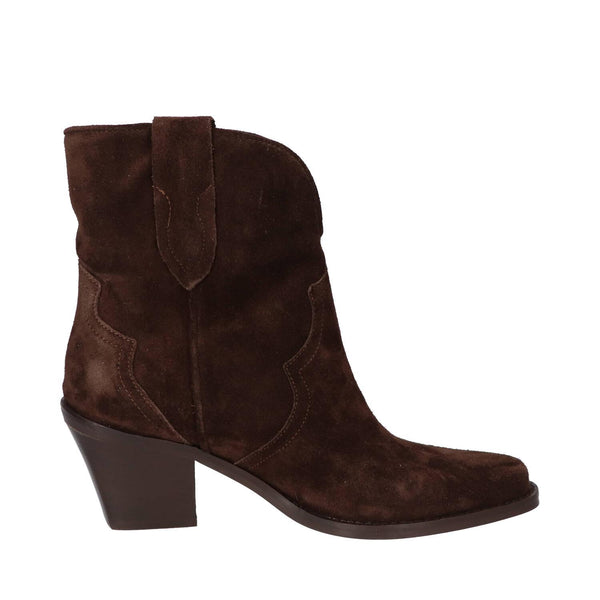 Bottines, marron foncé