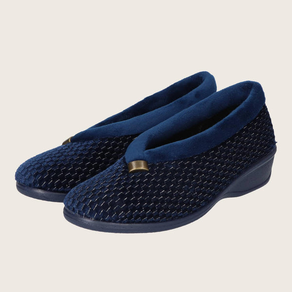 Chaussons, Bleu