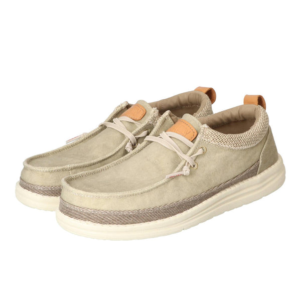 Veterschoenen, Lichtbeige