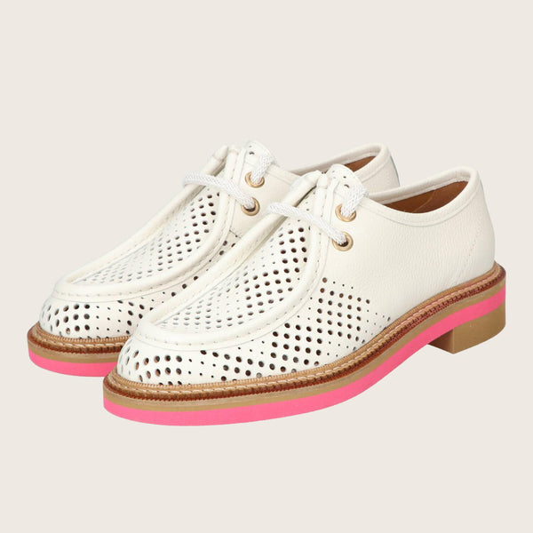 Chaussures à lacets, Blanc