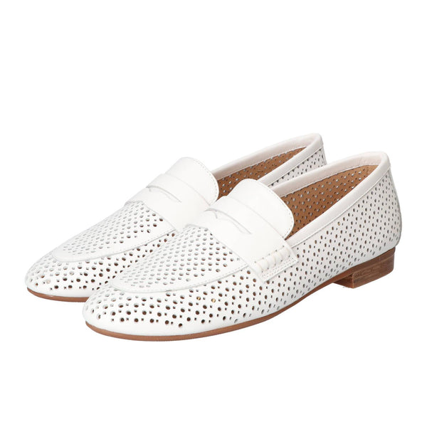 Chaussures à enfiler, Blanc