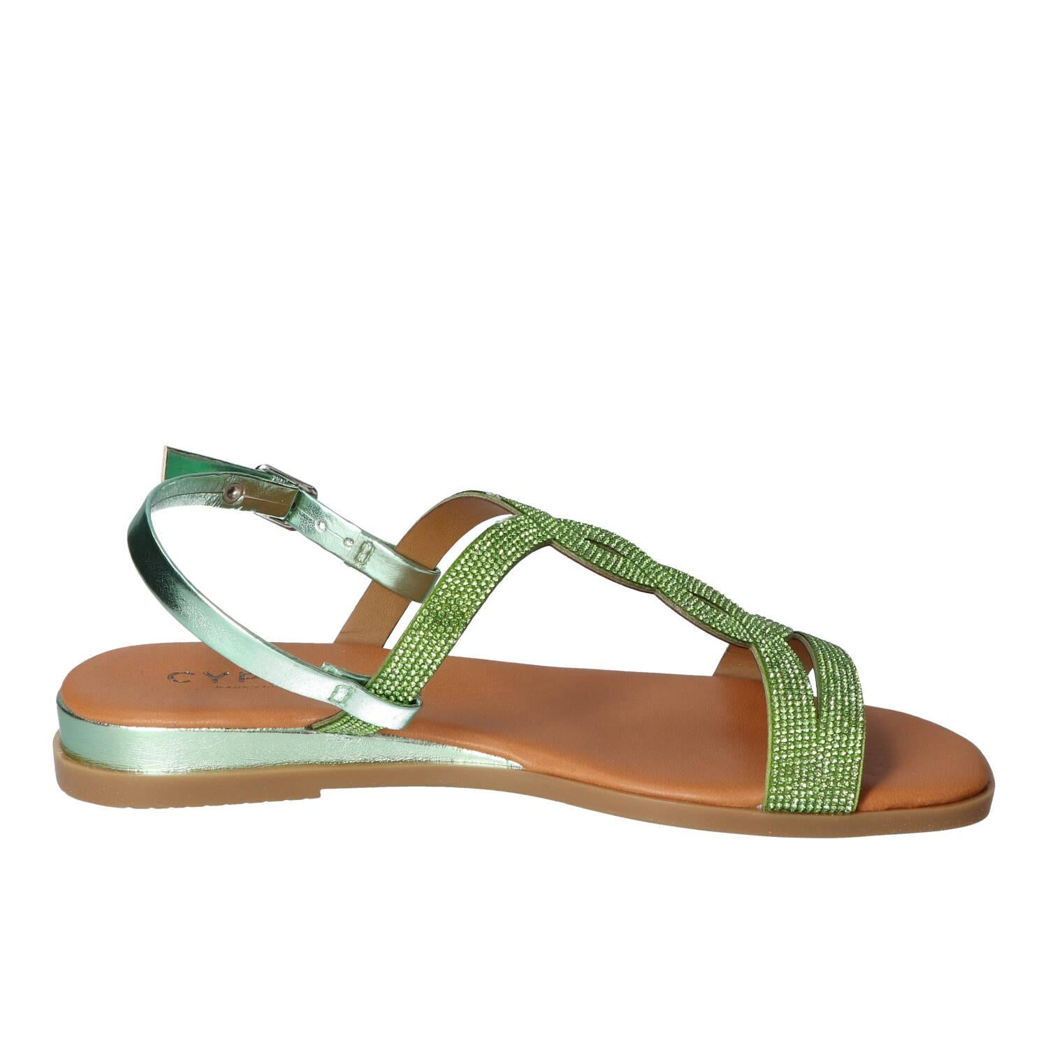 Sandales, vert