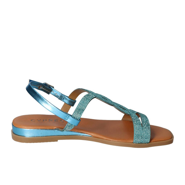 Sandalen, Blauw