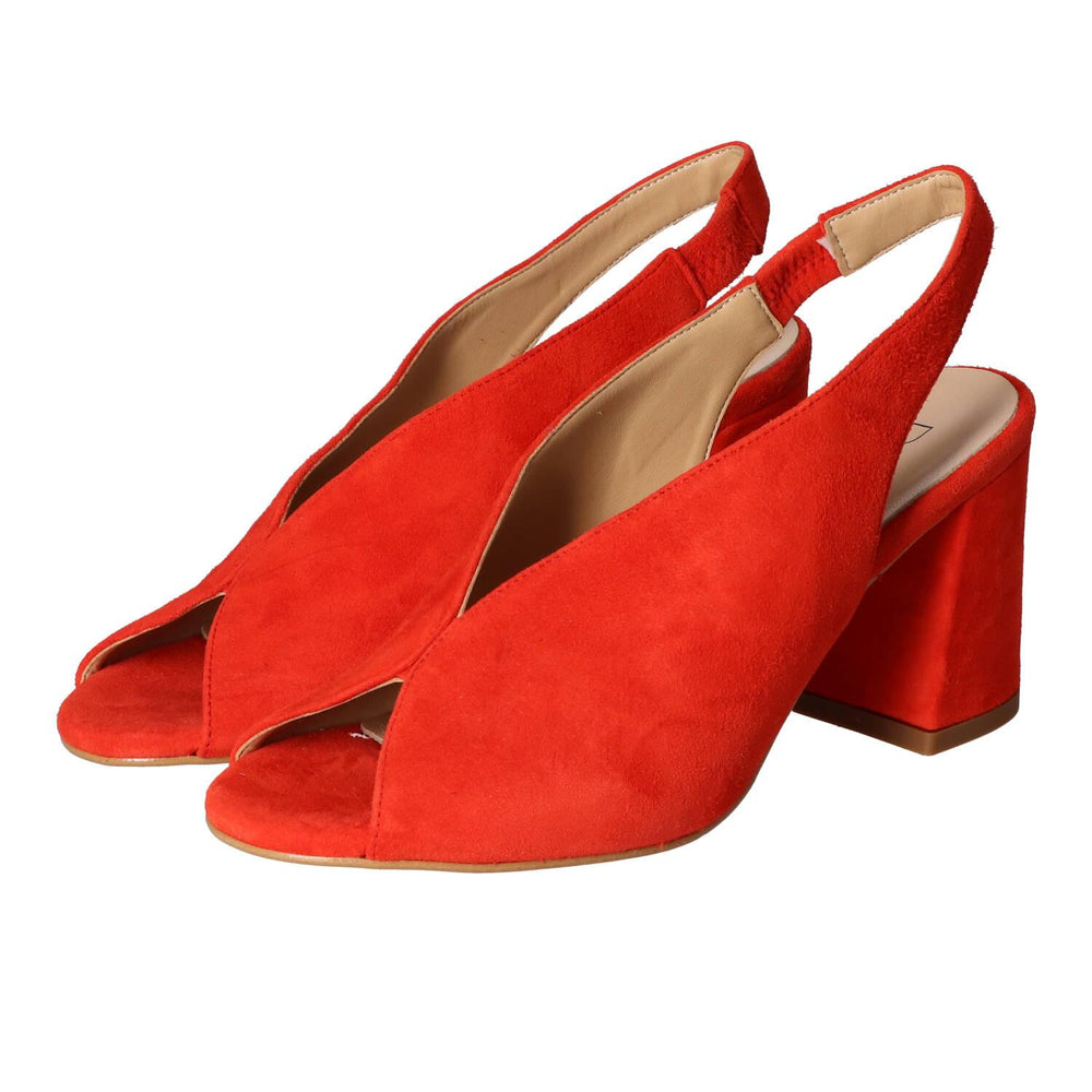 Sandales, rouge