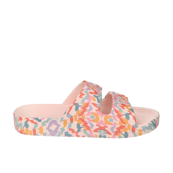 Pantoufles, multicolores