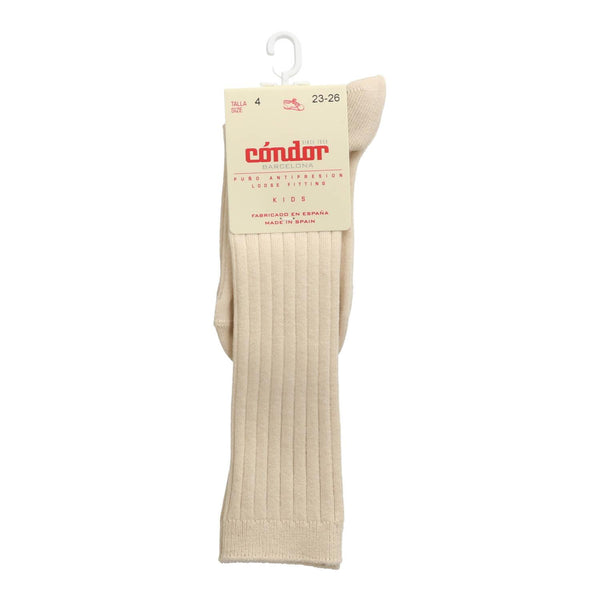 Chaussettes, beige clair