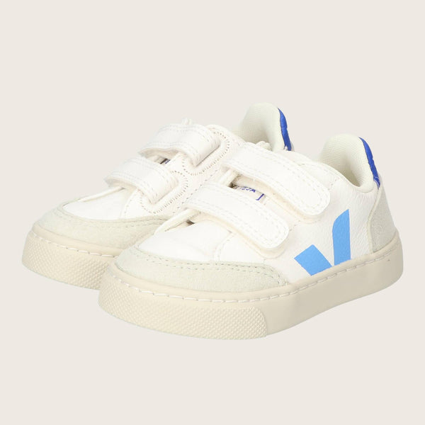 Baskets Velcro, bleu clair