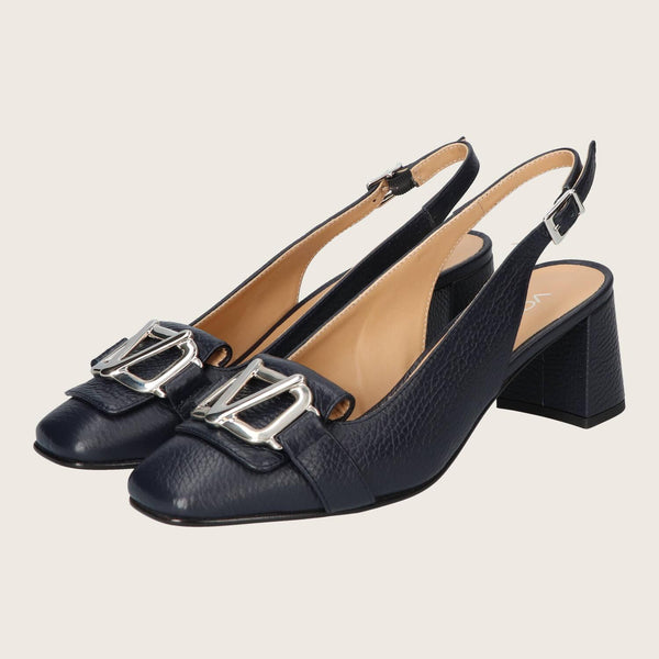 Slingback, Blauw