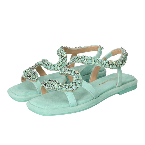 Sandalen, Turquoise