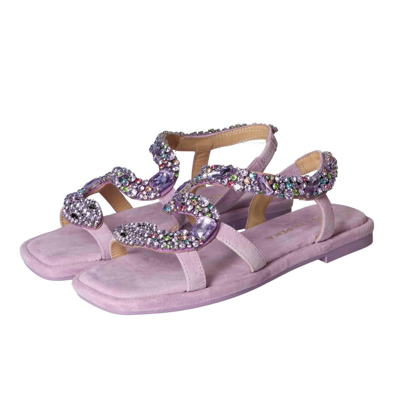 Sandalen, Paars