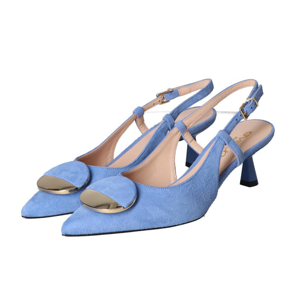 Slingback, bleu clair