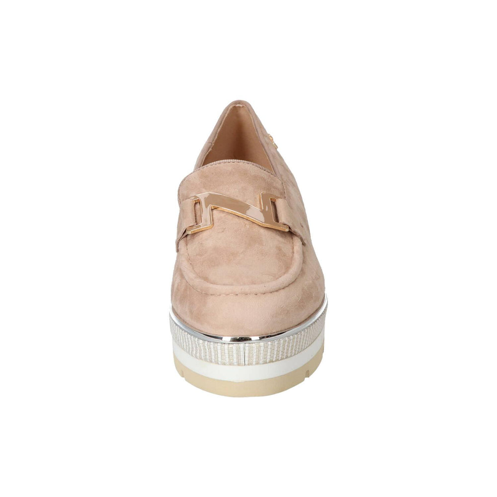 Chaussures à enfiler, Beige clair