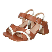 Sandalen, Cognac