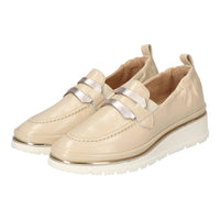 Chaussures à enfiler, Beige clair