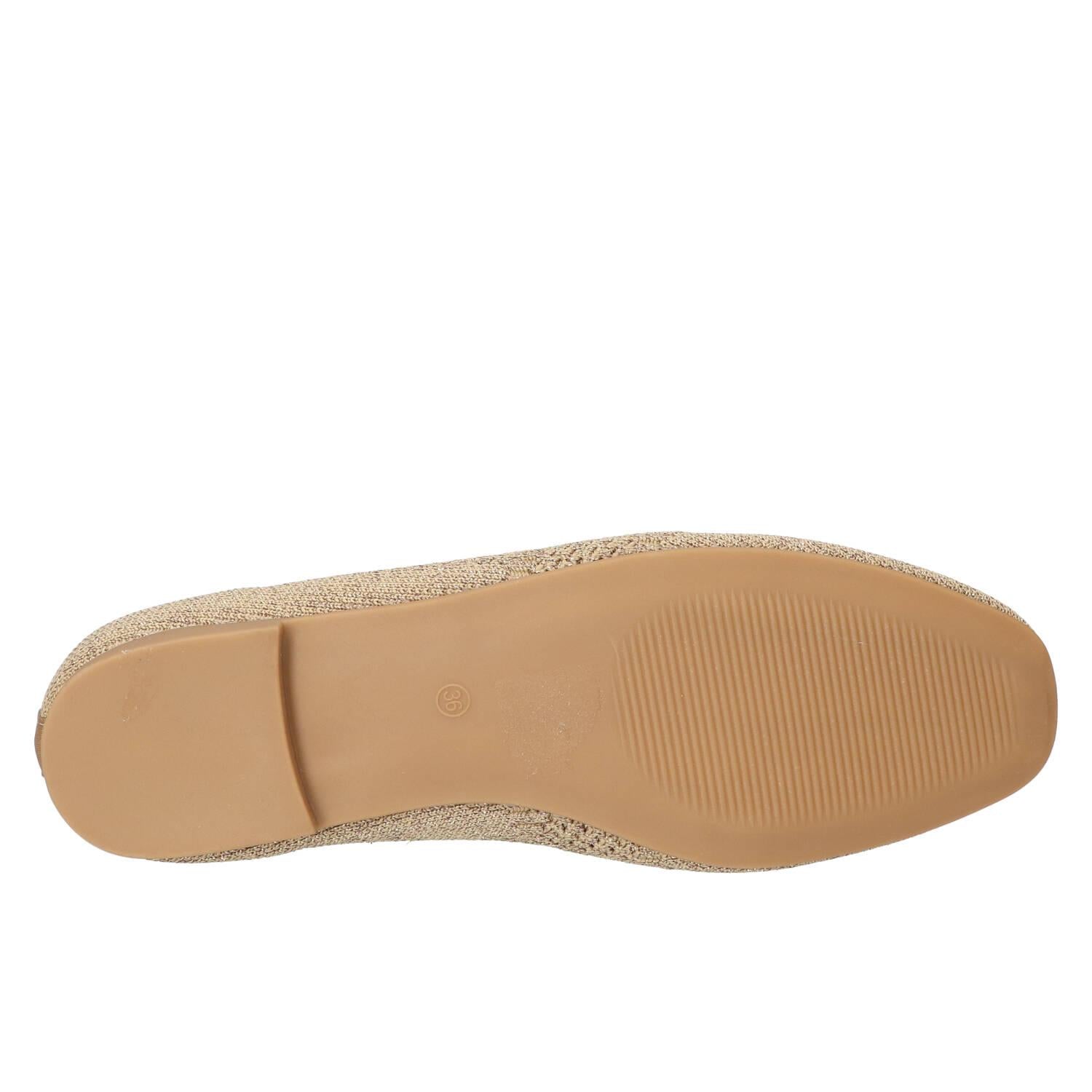 Chaussures à enfiler, Doré