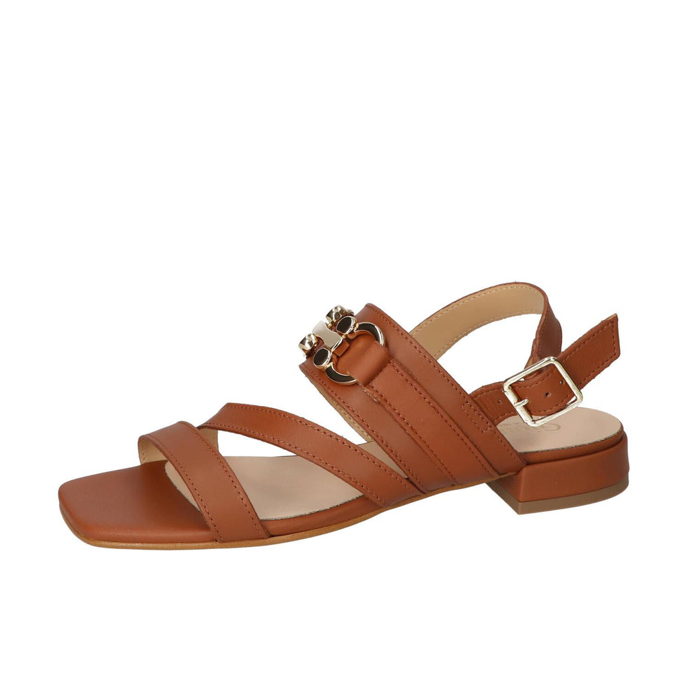 Sandalen, Cognac