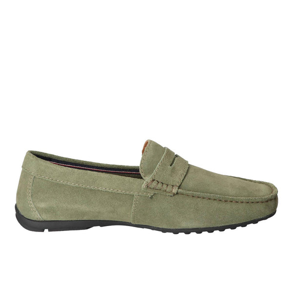 Chaussures à enfiler, vert