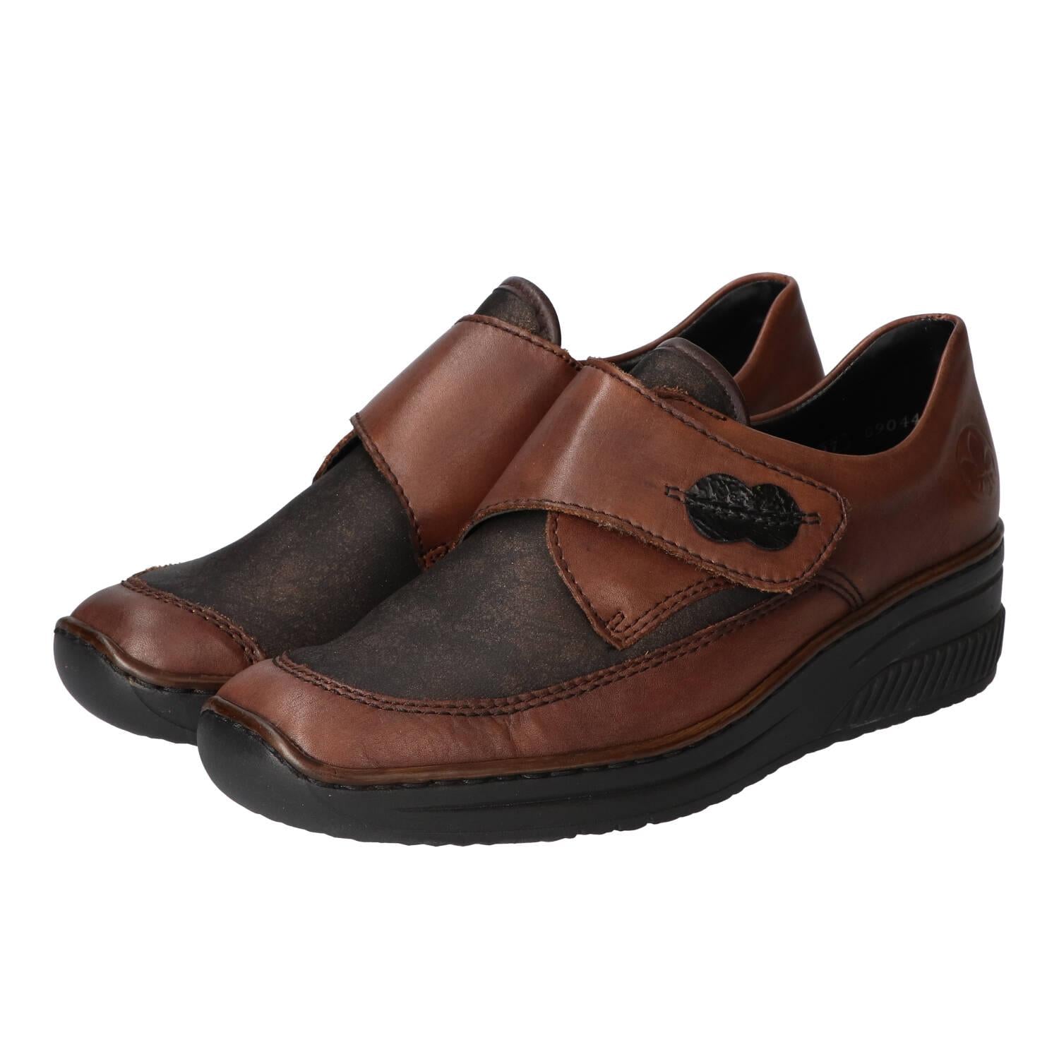 Chaussures à enfiler, Marron foncé