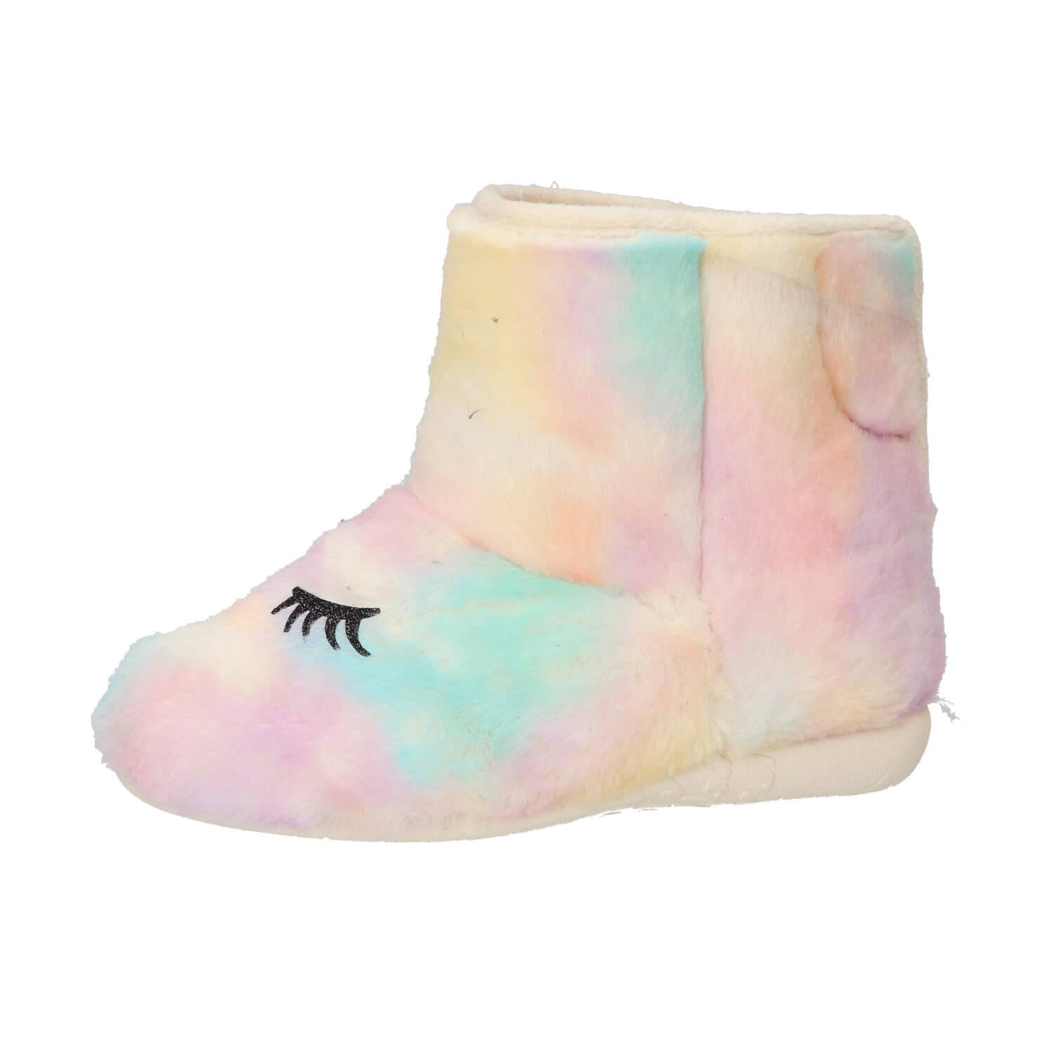 Pantoufles, multicolores